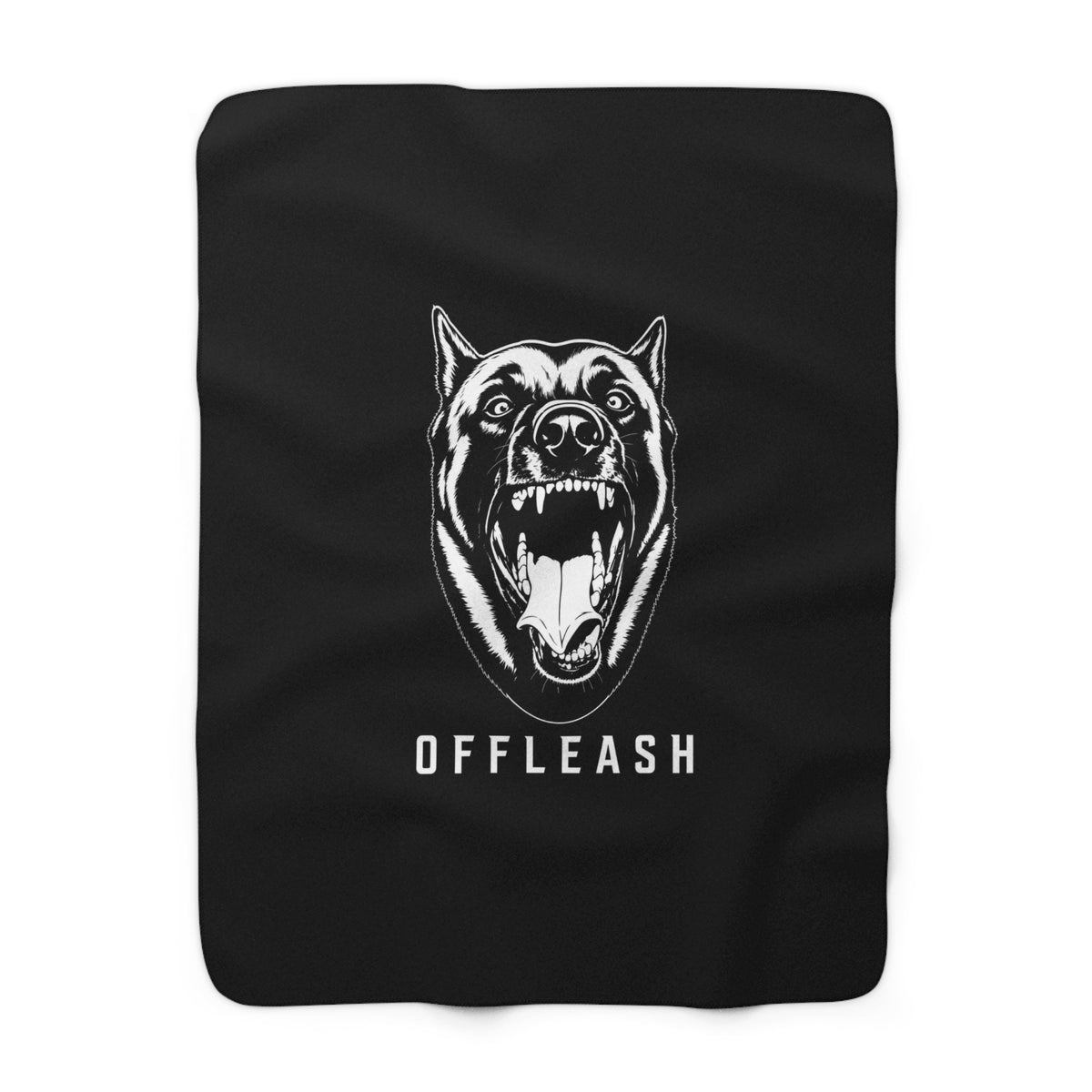 OFFLEASH Black Sherpa Blanket