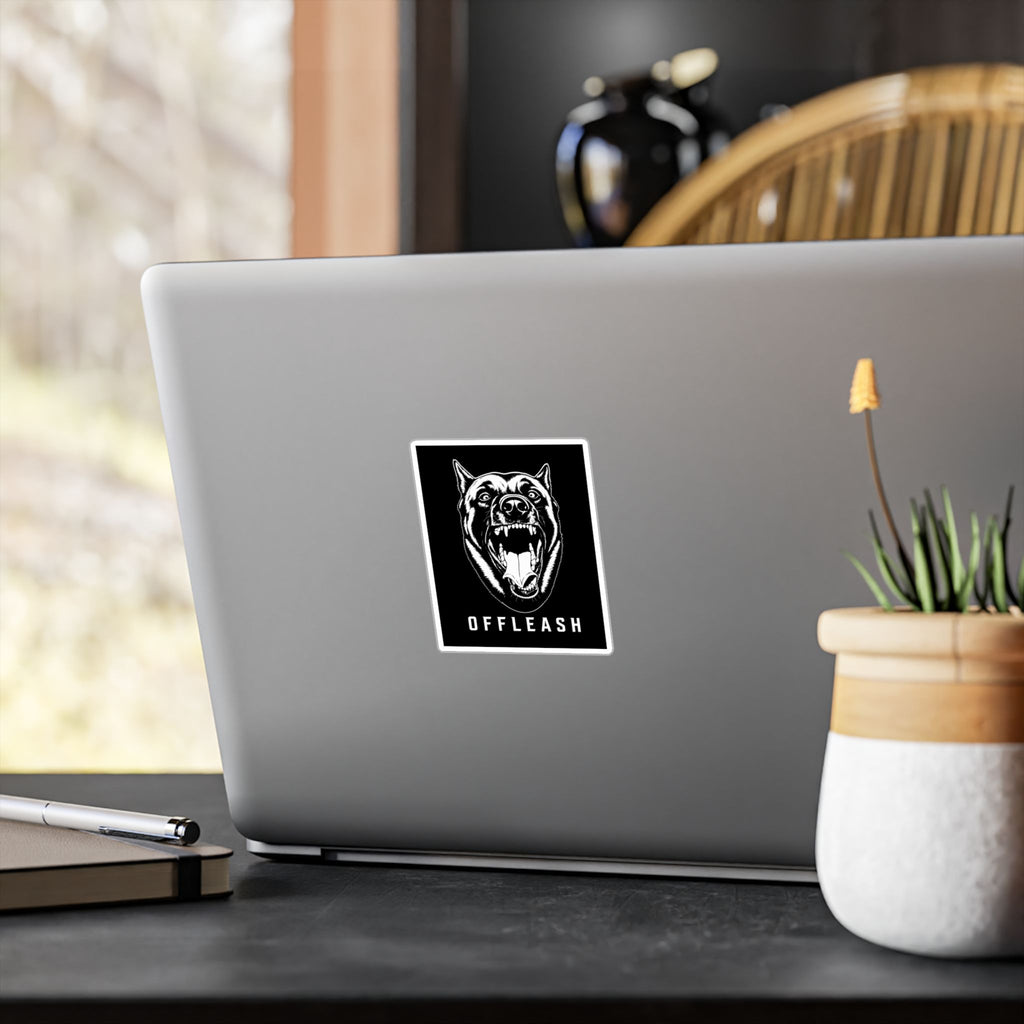 OFFLEASH Official Logo Sticker 3"x4"