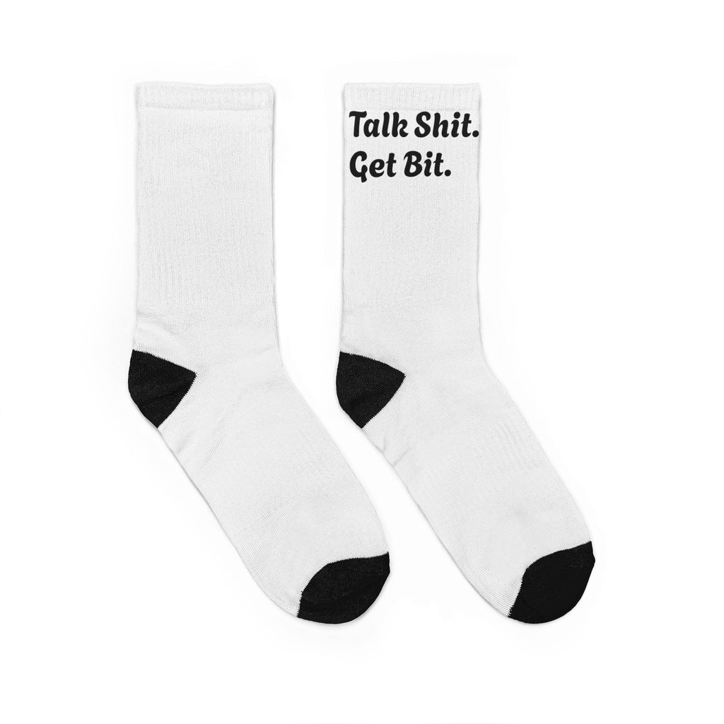 OFFLEASH White Crew Socks