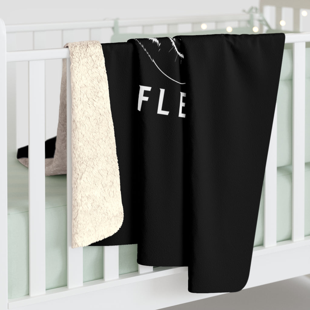 OFFLEASH Black Sherpa Blanket