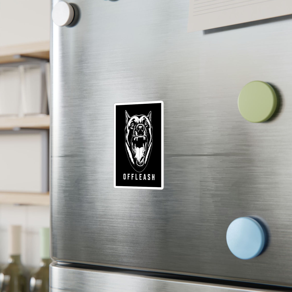 OFFLEASH Official Logo Sticker 3"x4"