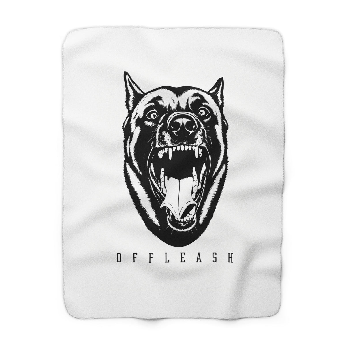 OFFLEASH White Sherpa Blanket