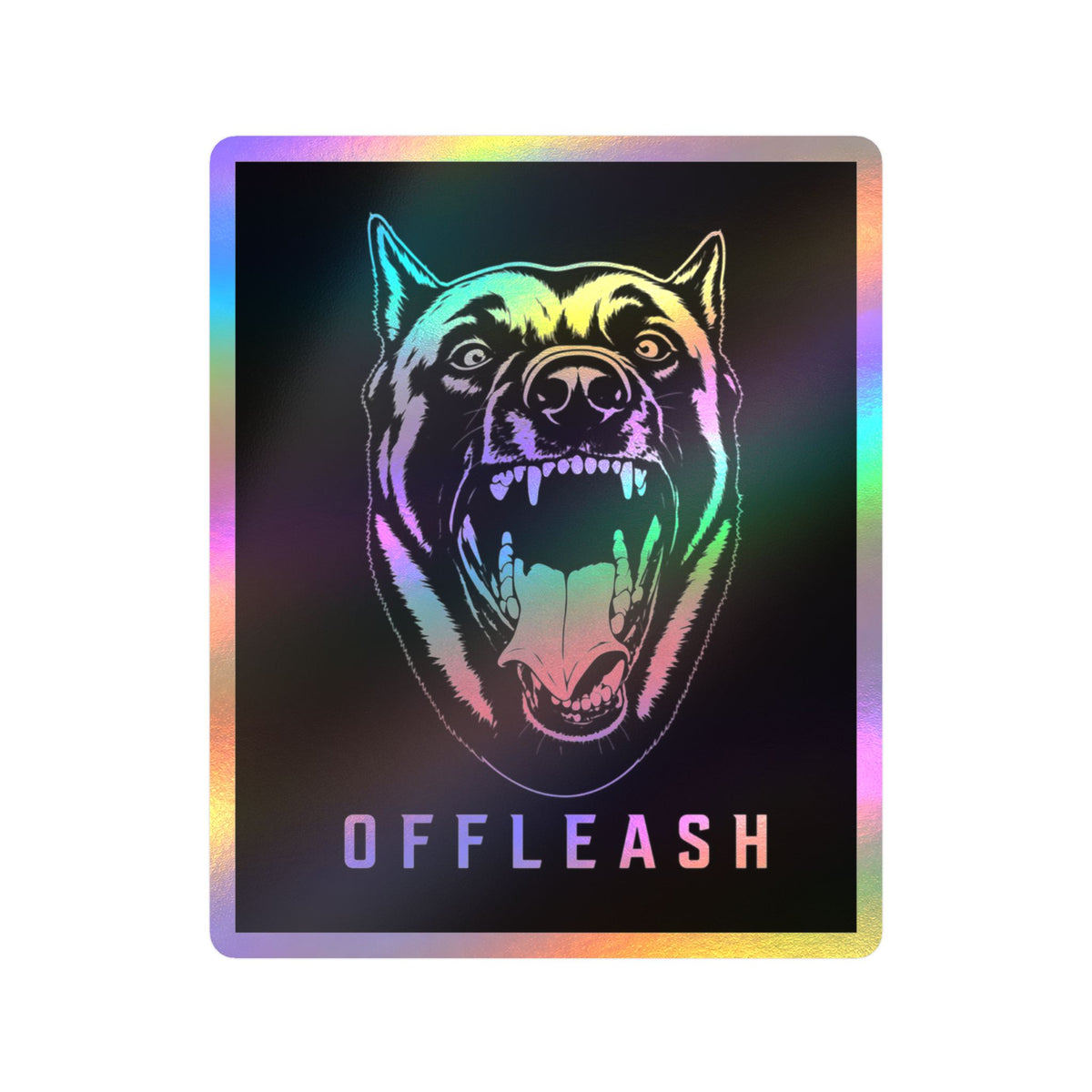 OFFLEASH Official Logo Sticker 3"x4"